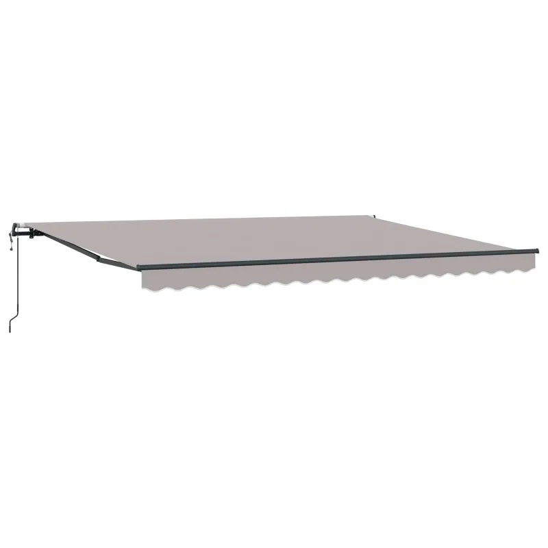 Ištraukiama markizė Šviesiai pilka 450 × 300 cm