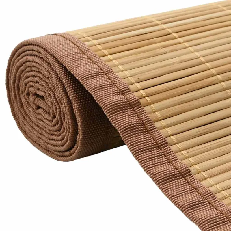 Bambukinis kilimas, 160x230 cm, rudas