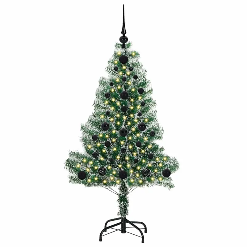 Dirbtinė Kalėdų Eglė Su Sniegu ir LED Šviesa su 150 LED 120 cm