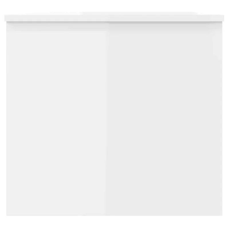 Kavos staliukas, baltas, 102x50,5x46,5cm, apdirbta mediena