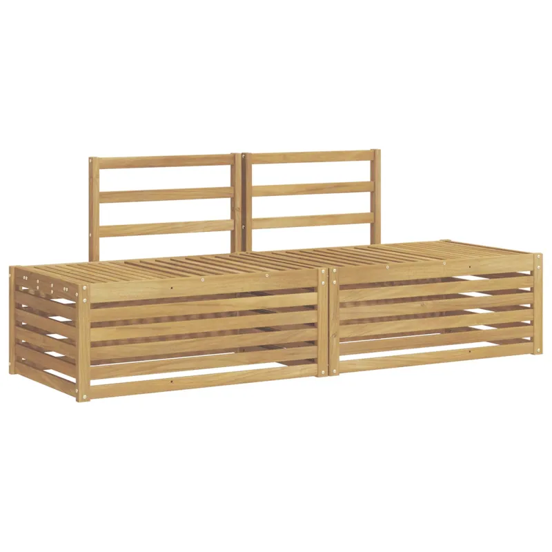 Lauko sofos komplektas 3 Vienetas Balta 182,5 x 63 x 73 cm