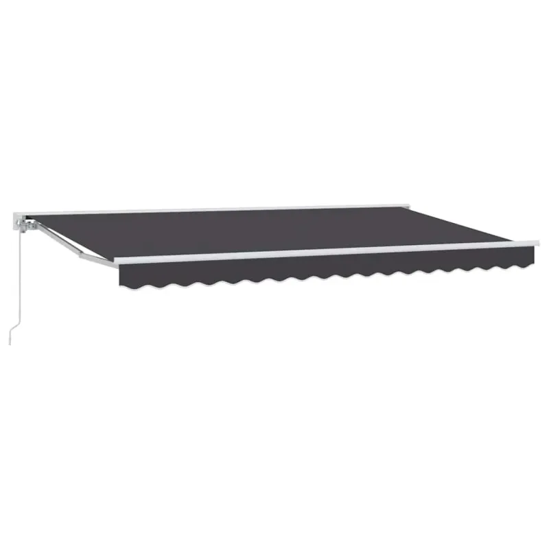 Markizės rėmas Antracitas 400 x 200 cm Poliesteris su PU danga