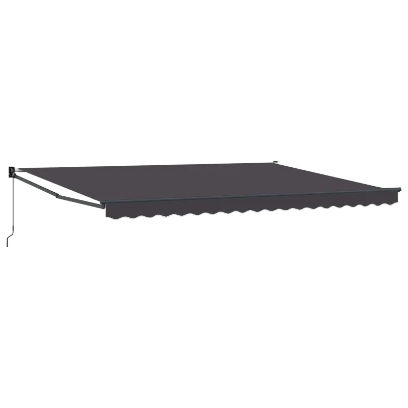 Ištraukiama markizė Antracito 4 x 2 m