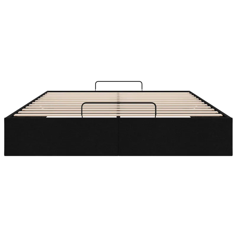 Otomano lovos rėmas Juoda 153 x 203 cm Audinys