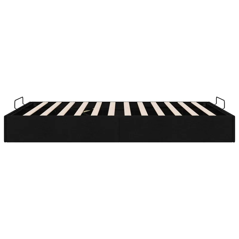 Otomano lovos rėmas Juoda 153 x 203 cm Audinys