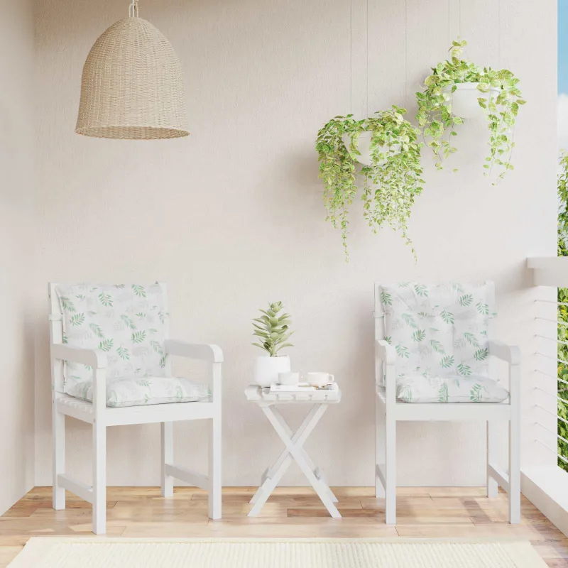 Lauko pagalvė 2 pcs Išskirtinis lapų raštas 100 x 50 x 7 cm