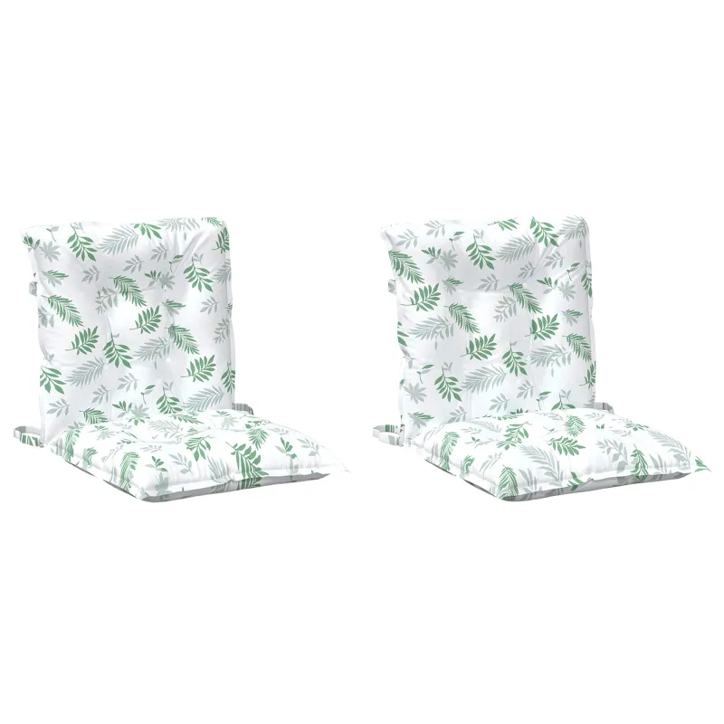 Lauko pagalvė 2 pcs Išskirtinis lapų raštas 100 x 50 x 7 cm
