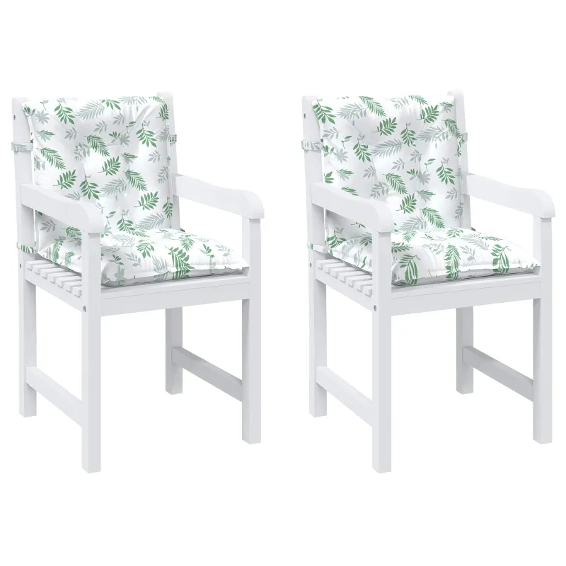 Lauko pagalvė 2 pcs Išskirtinis lapų raštas 100 x 50 x 7 cm