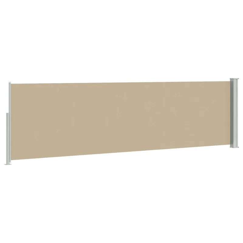 Ištraukiama šoninė užuolaida Smėlio 300 x 120 cm Poliesteris