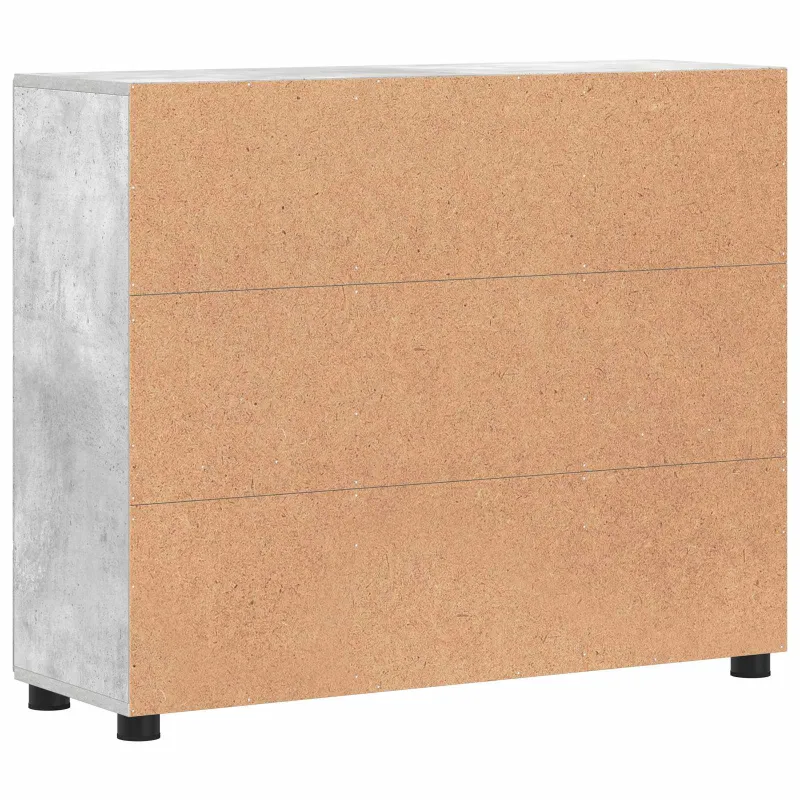 Kabalas su lentyna FLORIN Betono pilka 88,5 x 30,5 x 73 cm
