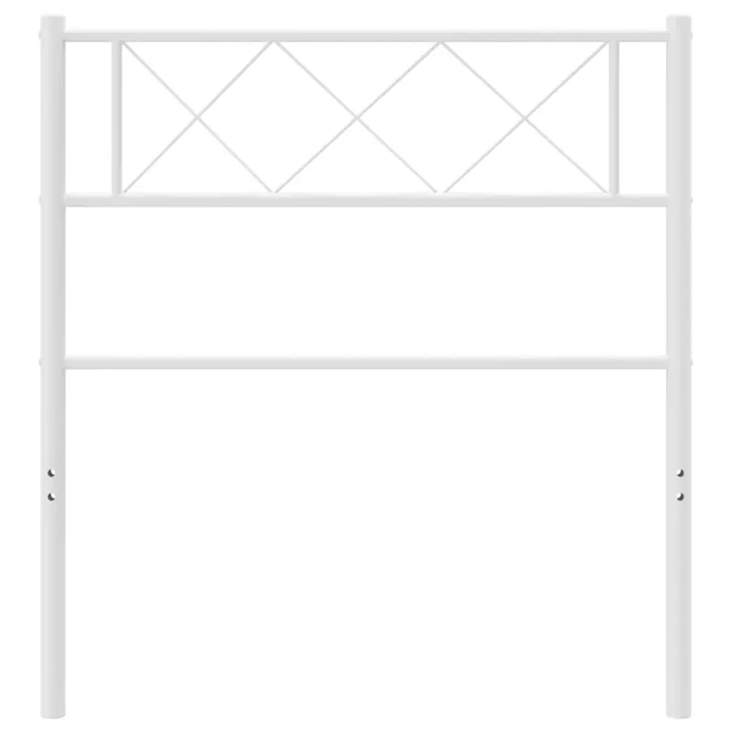 Metalinis pakaitinis galvūgalis, baltos spalvos, 100cm