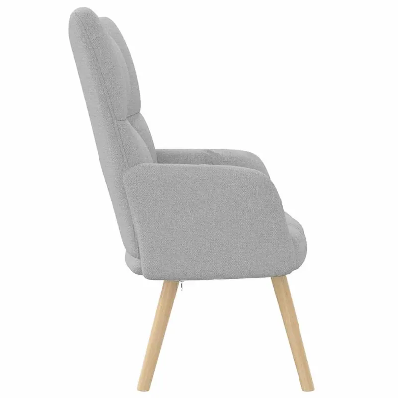 Atpalaiduojanti kėdė Cloud Grey Fabric