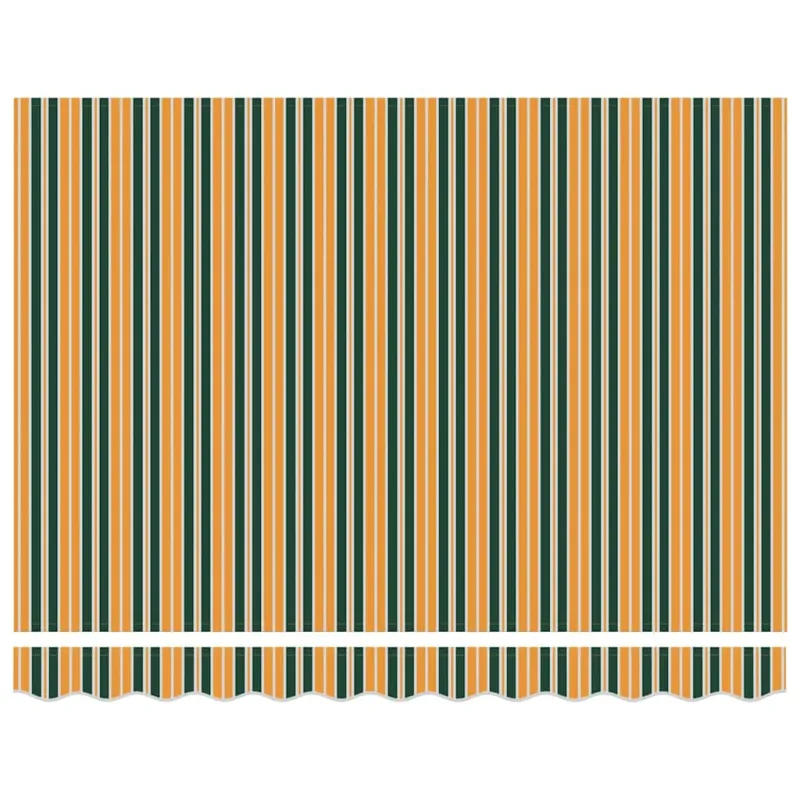 Ištraukiama markizė Žalia ir geltona 350 x 250 cm