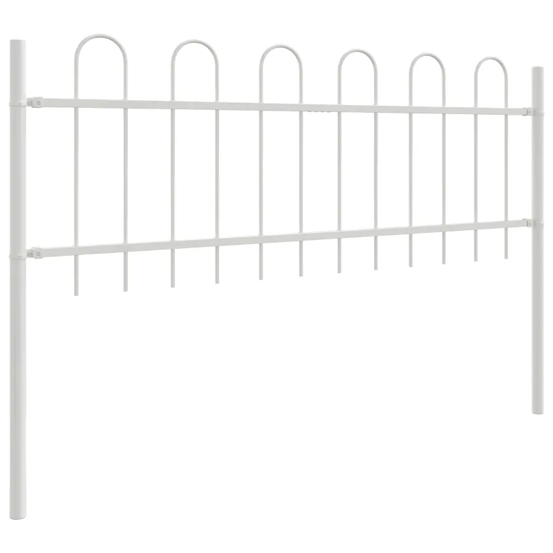 Sodo tvora 5 pcs Balta 8,5 x 0,6 m Miltelinis plienas