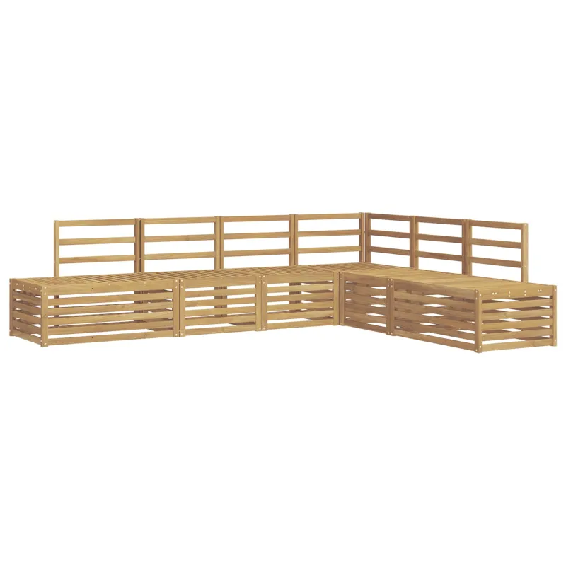 Lauko sofos komplektas 6 Vienetas Balta