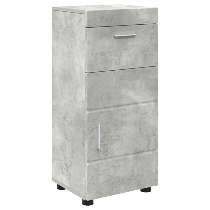 Vonios baldų rinkinys TULUM 5 pcs Betono pilka 60 x 34 x 63 cm