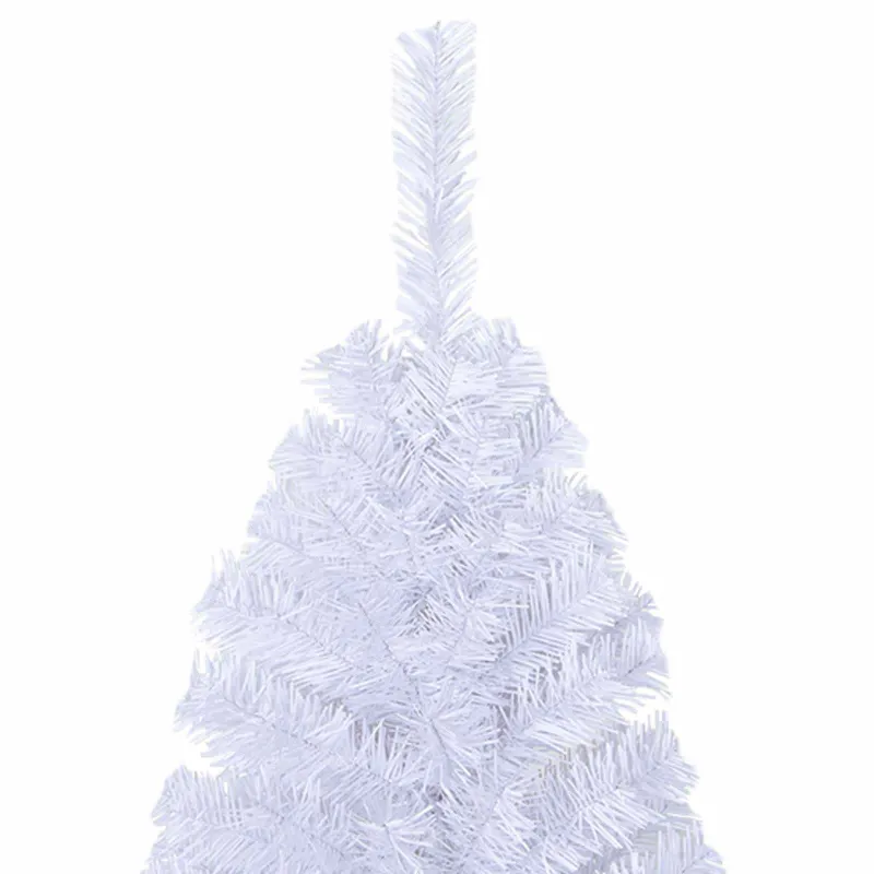 Dirbtinė Kalėdų eglutė su 300 LED Balta 240 cm PVC ir Plienas