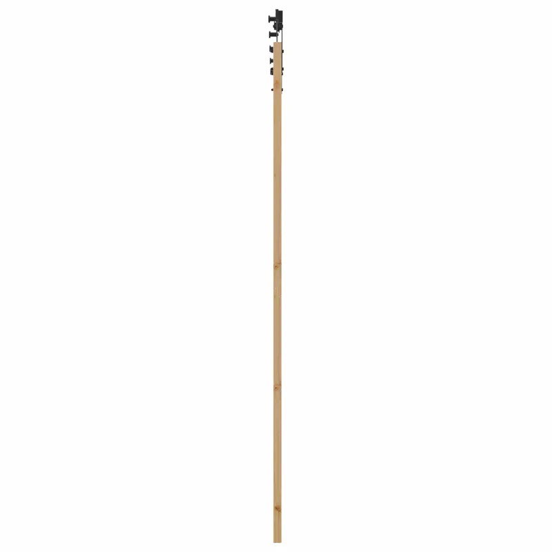 Slankios durys Natūrali ir juoda 83 x 232 cm