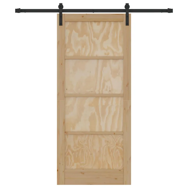 Slankios durys Natūrali ir juoda 86 x 198,5 cm