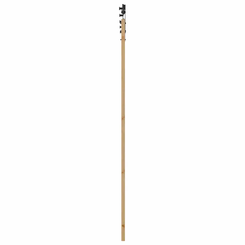 Slankios durys Natūrali ir juoda 83 x 232 cm