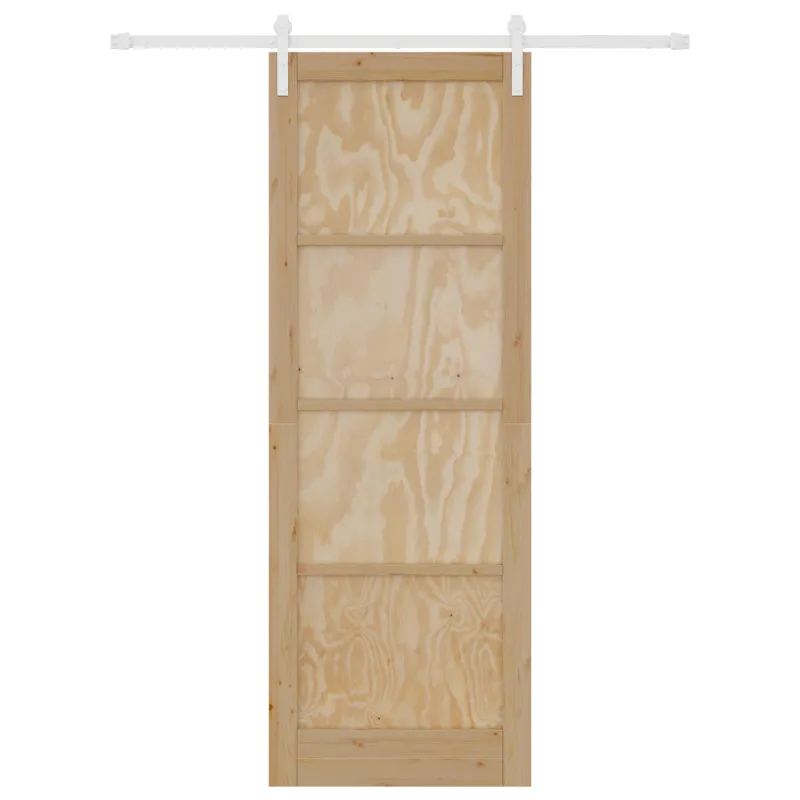 Slankios durys Natūrali ir Balta 83 x 232 cm