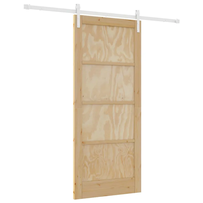 Slankios durys Natūrali ir Balta 86 x 198,5 cm