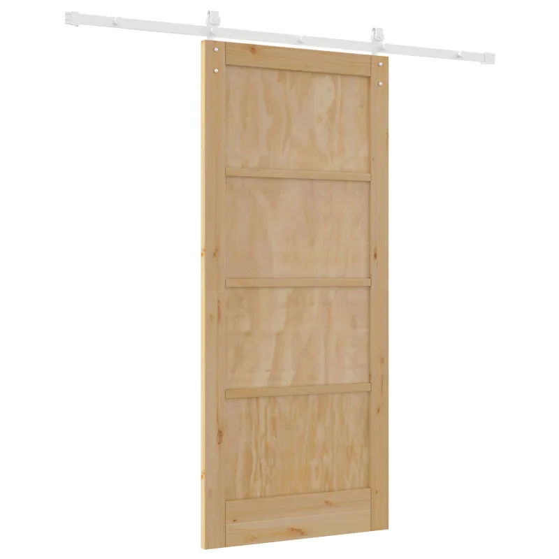 Slankios durys Natūrali ir Balta 86 x 198,5 cm