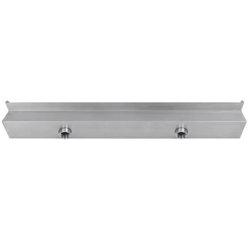 Baseino fontanas su LED, 90cm, stačiak. formos, nerūdijantis plienas