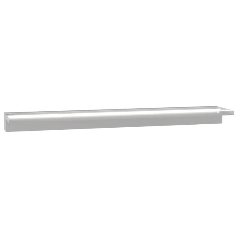 Baseino fontanas-krioklys su LED, nerūdijantis plienas, 110cm