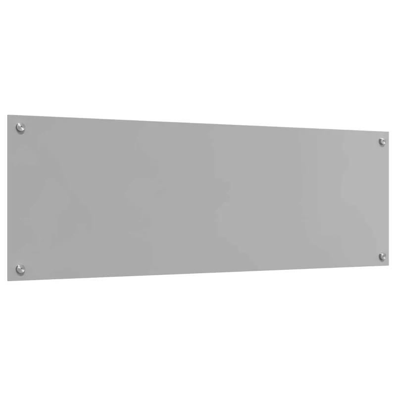Virtuvės atbraila Šviesiai pilka 120 x 40 cm grūdintas stiklas