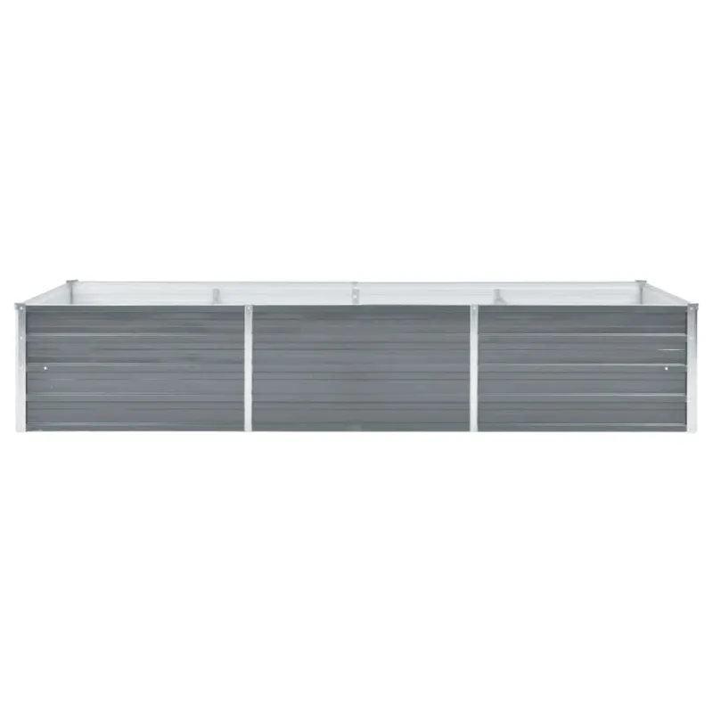 Lovelis, pilkas, galvanizuotas plienas, 240x80x45cm