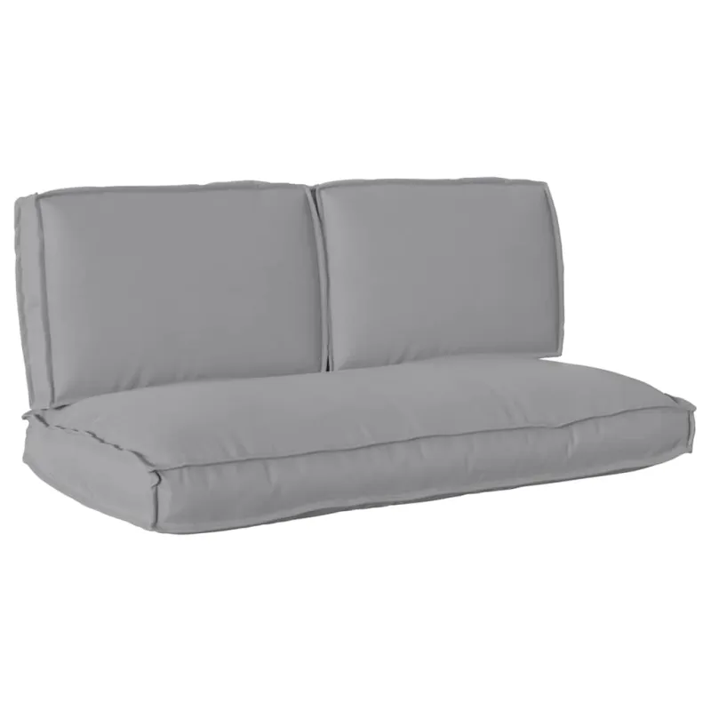 Pagalvių komplektas 3 pcs Pilka Oksfordo audinys