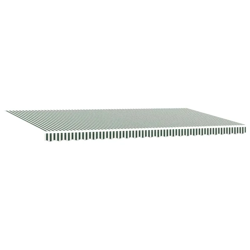 Ištraukiama markizė Žalia ir balta 600 × 350 cm