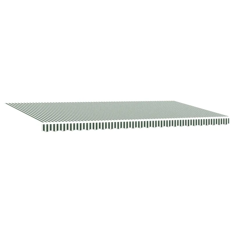 Ištraukiama markizė Žalia ir balta 600 × 350 cm