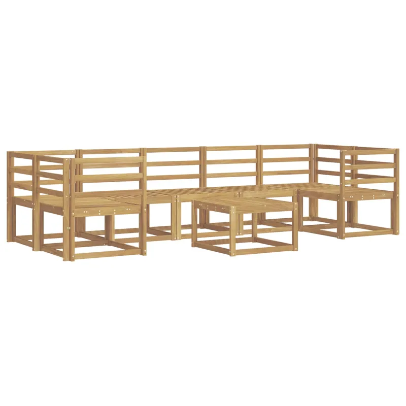 Lauko sofos komplektas 8 pcs Balta 59 x 59 x 37 cm