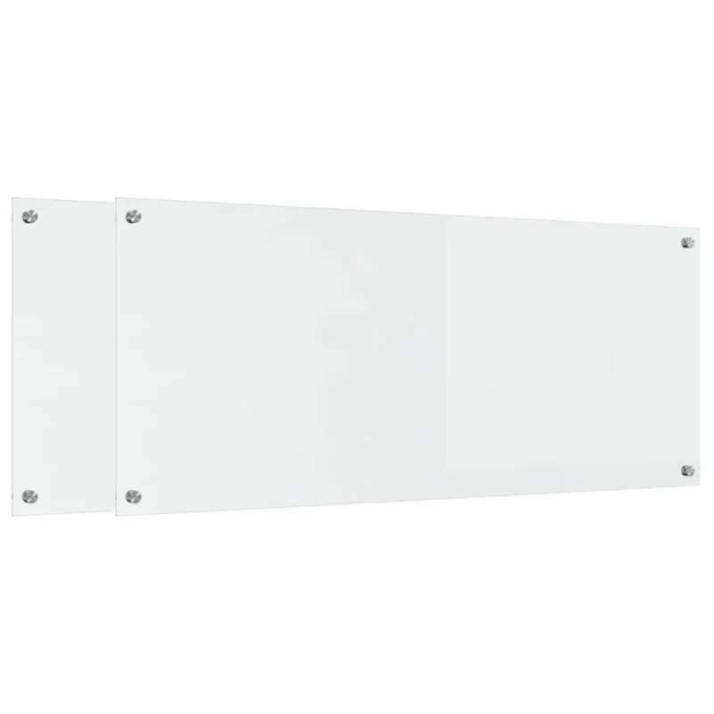 Virtuvės atbraila 2 pcs Skaidrus 120 x 50 cm grūdintas stiklas