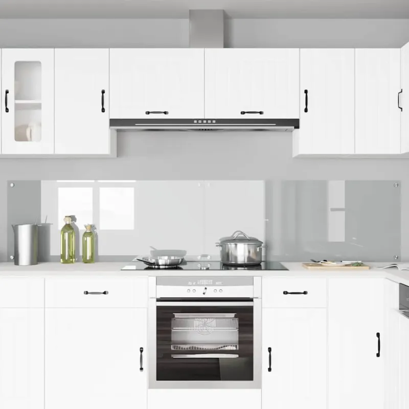 Virtuvės atbraila 2 pcs Skaidrus 120 x 50 cm grūdintas stiklas