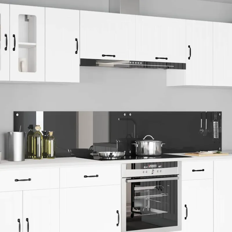 Virtuvės atbraila 2 pcs Tamsiai pilka 110 x 40 cm