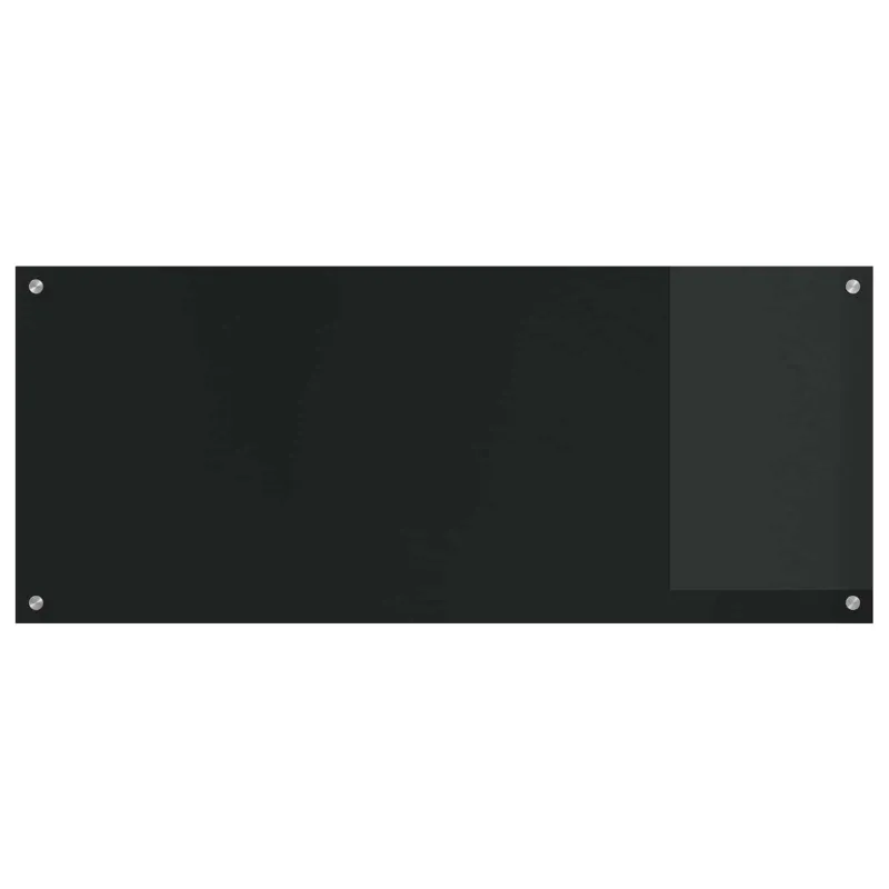 Virtuvės atbraila Juoda 120 x 50 cm grūdintas stiklas