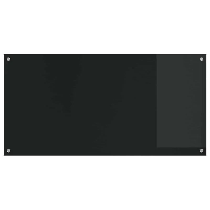 Virtuvės atbraila Juoda 120 x 60 cm grūdintas stiklas