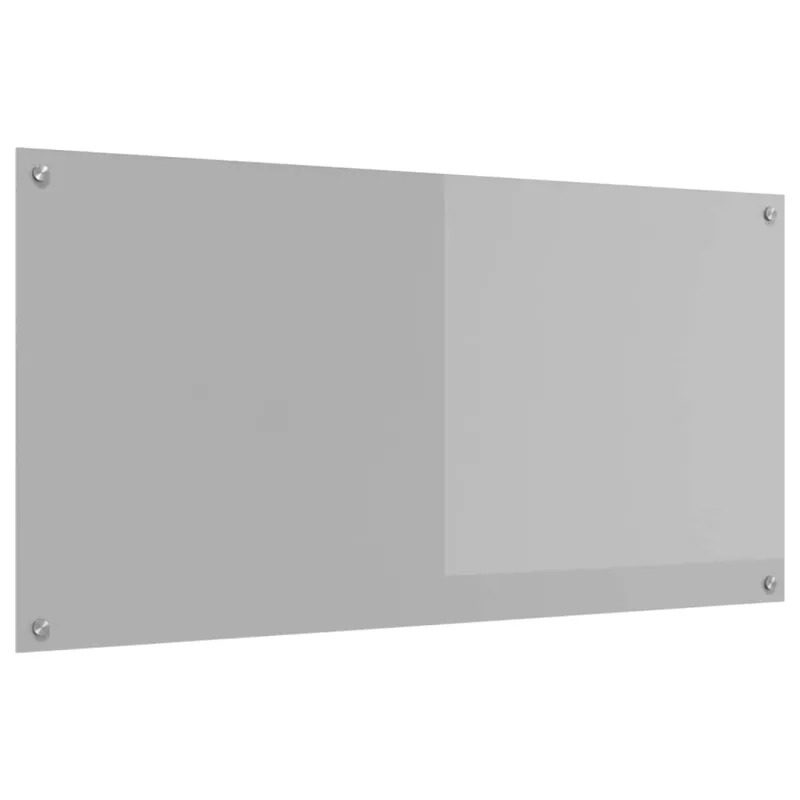 Virtuvės atbraila Šviesiai pilka 120 x 60 cm grūdintas stiklas