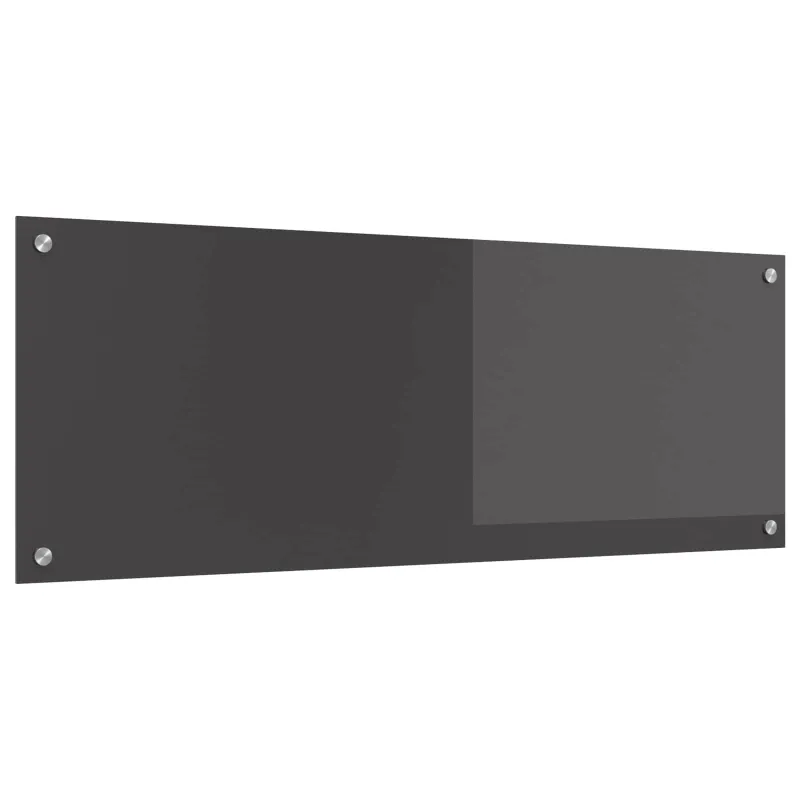 Virtuvės atbraila Tamsiai pilka 110 x 40 cm grūdintas stiklas