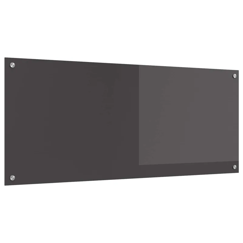 Virtuvės atbraila Tamsiai pilka 120 x 50 cm grūdintas stiklas