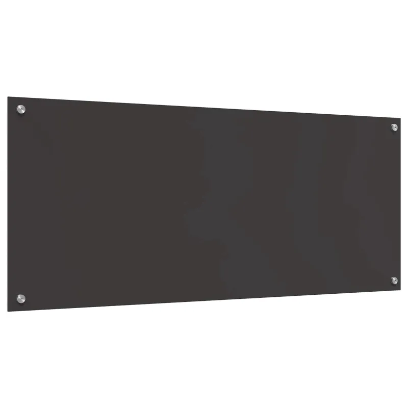 Virtuvės atbraila Tamsiai pilka 120 x 50 cm grūdintas stiklas