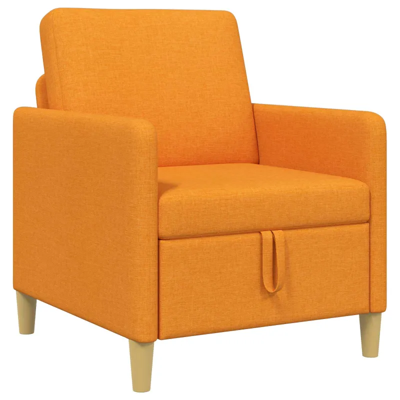 Sofa su saugojimo vieta Tamsiai geltona 72 x 78 x 87 cm
