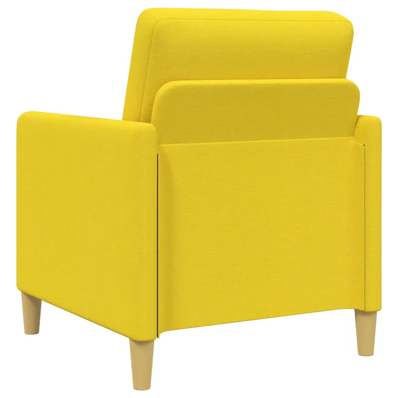 Sofa su saugojimo vieta Šviesi geltona 72 x 78 x 87 cm