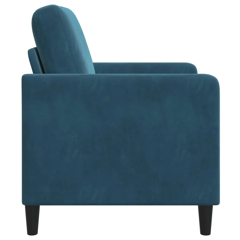 Sofa su saugojimo vieta Mėlyna 72 x 78 x 87 cm Poliesteris