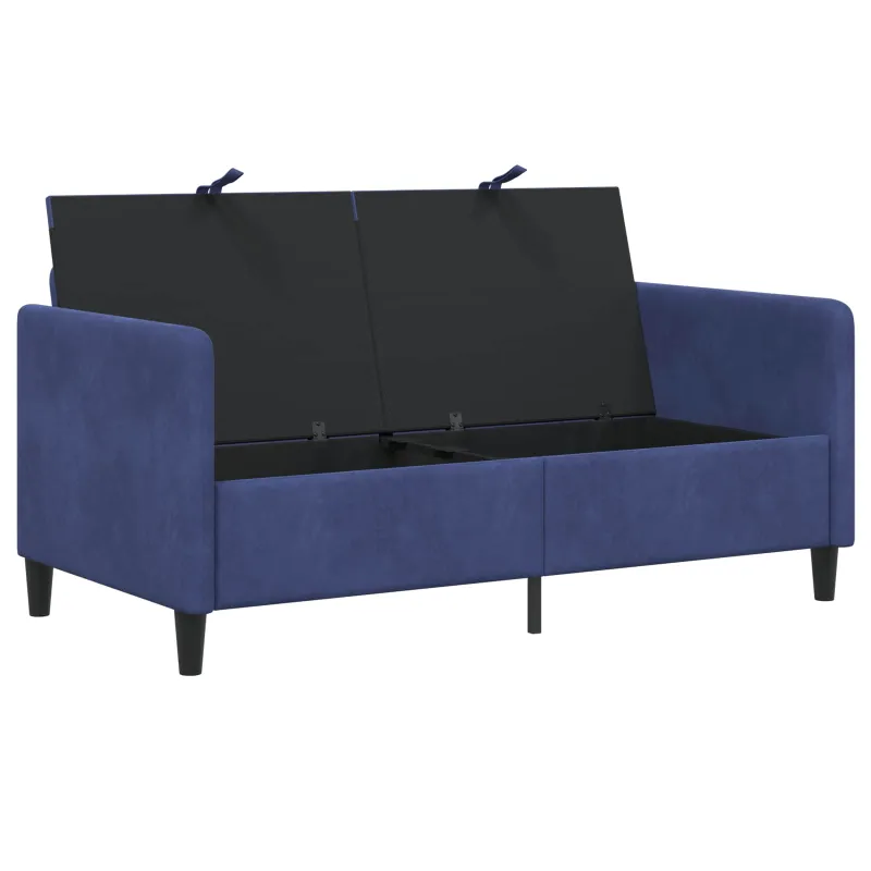 Sofa su saugojimo vieta Policijos mėlyna 152 x 78 x 87 cm