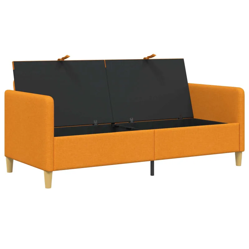 Sofa su saugojimo vieta Tamsiai geltona 172 x 78 x 87 cm