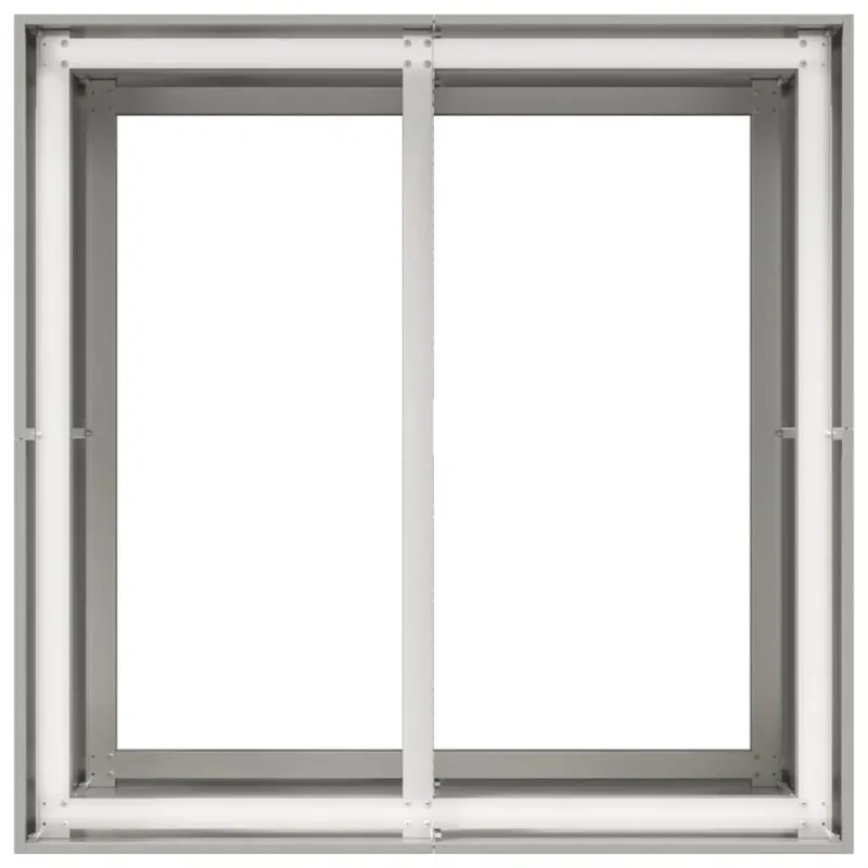 Lovelis, 80x80x80cm, nerūdijantis plienas